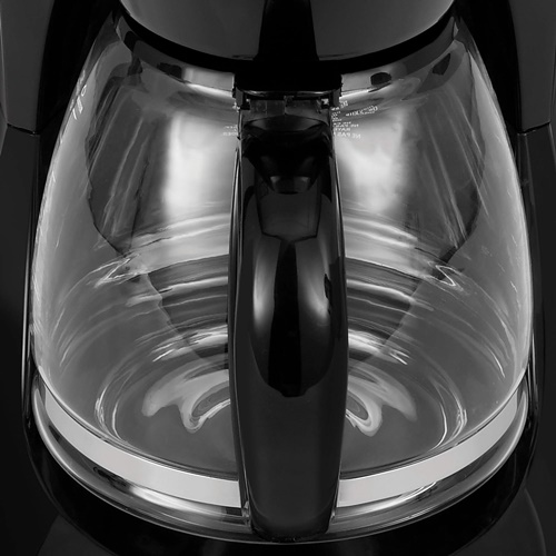 BLACK+DECKER Cafetera programable DCM100B de 12 tazas con jarra de cristal - Imagen 4