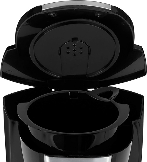 BLACK+DECKER Cafetera programable DCM100B de 12 tazas con jarra de cristal - Imagen 5