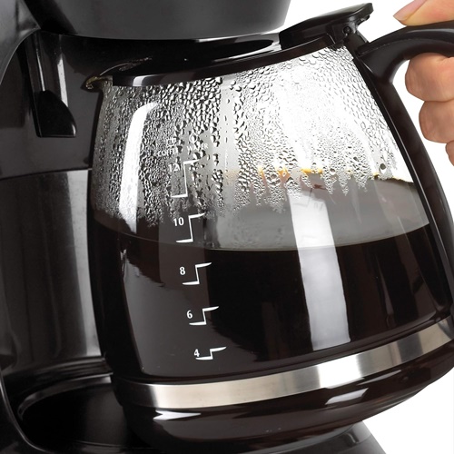 BLACK+DECKER Cafetera programable DCM100B de 12 tazas con jarra de cristal - Imagen 8